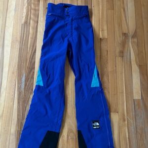 The North Face Men's Blue and Black ski Pants